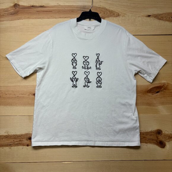 AMI Alexandre Mattiussi x Jean Julien Shirt White Mens Large - Picture 2 of 14